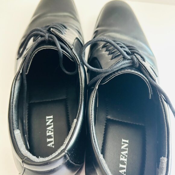 Alfani Mens Andrew Black Lace Up Derby Dress Shoes Size 9.5 M - Picture 8 of 10